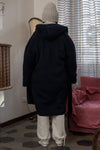 BASERANGE Tagus wool coat BAS-COTAP-WO-WI23-SHENLAN Dark blue